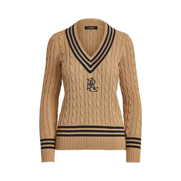 Maglia da cricket con logo Lauren Petite in 1