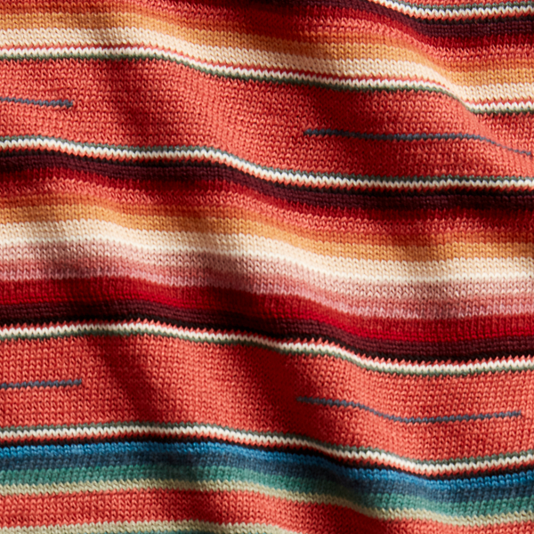Rust Multi Southwestern Fringe Wrap Skirt RRL 7