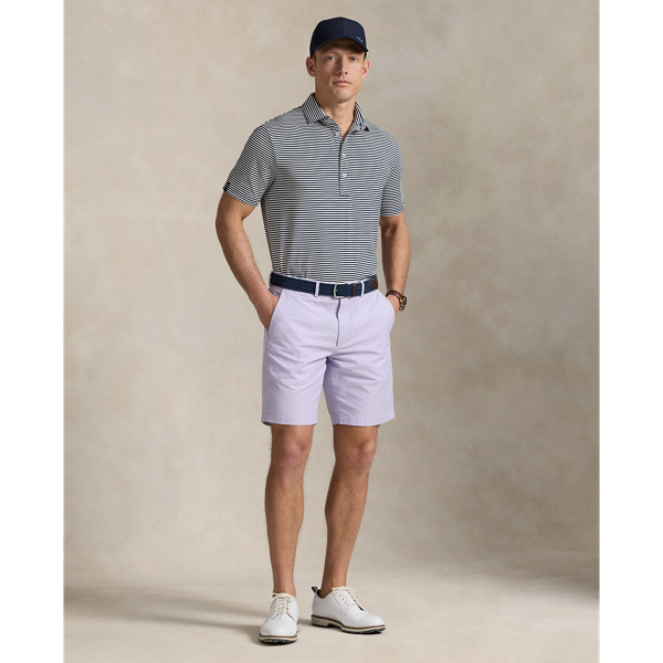 Refined Navy/White Classic Fit Performance Polo Shirt RLX 4