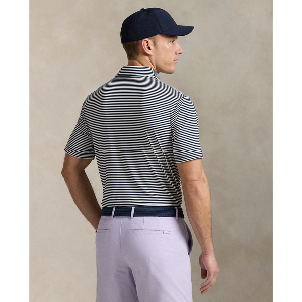 Refined Navy/White Classic Fit Performance Polo Shirt RLX 5