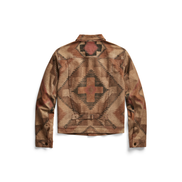 Tan/Multi Limited-Edition Roughout Suede Jacket RRL 2