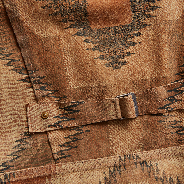 Tan/Multi Limited-Edition Roughout Suede Jacket RRL 5