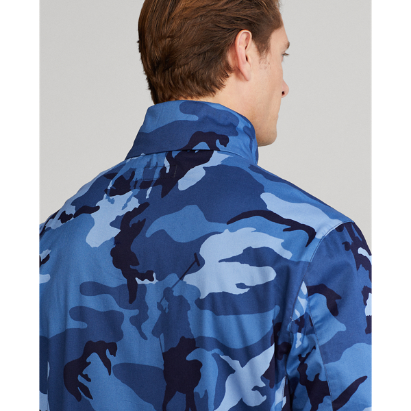 Polo Pony Camo Hooded Jacket Polo Golf em Navy Camo 7