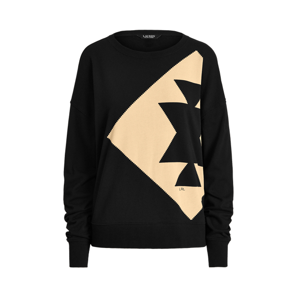 Print French Terry Pullover Lauren em 1
