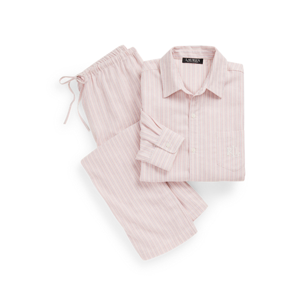 Striped Brushed Twill Sleep Set Lauren 1