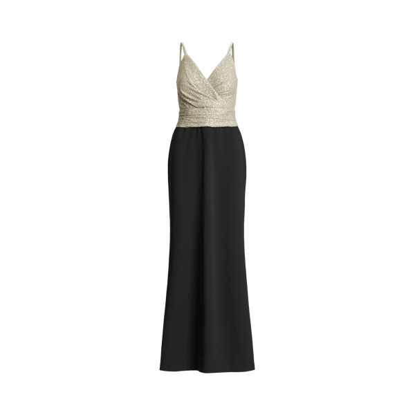 Sequined Crepe Gown Lauren 1