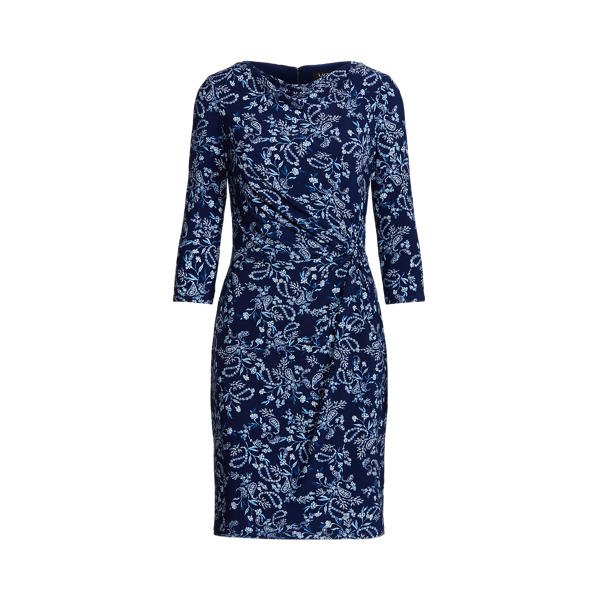Robe &agrave; n&oelig;ud crois&eacute; et motif cachemire Lauren en 1