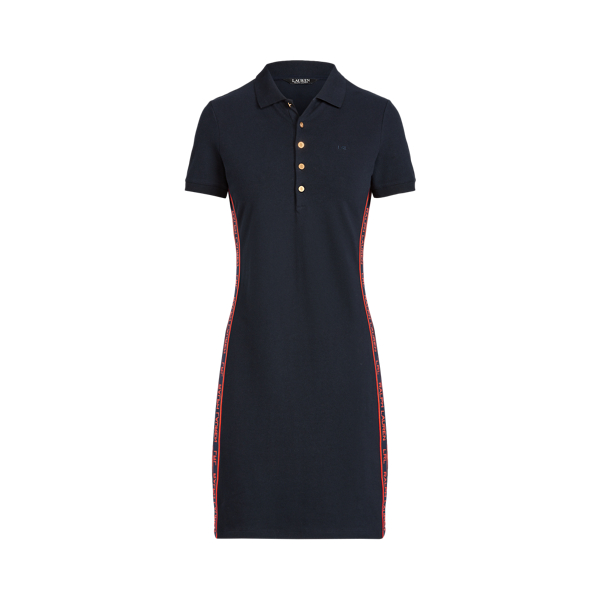 Vestido em piqu&eacute; Polo Lauren em 1