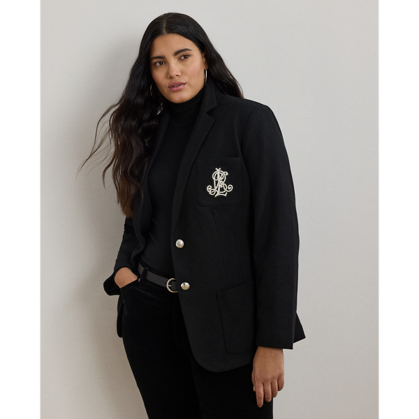 Polo Black Bullion Jacquard Blazer Lauren Woman 1