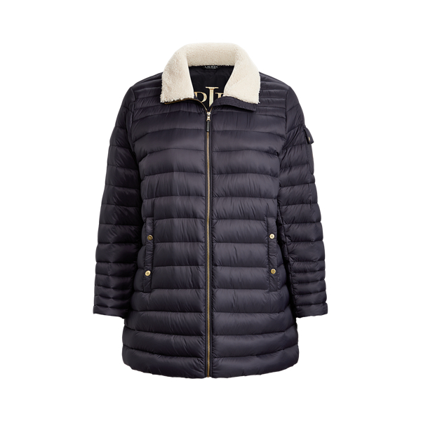 Quilted Stand-Collar Down Jacket Lauren Woman 1