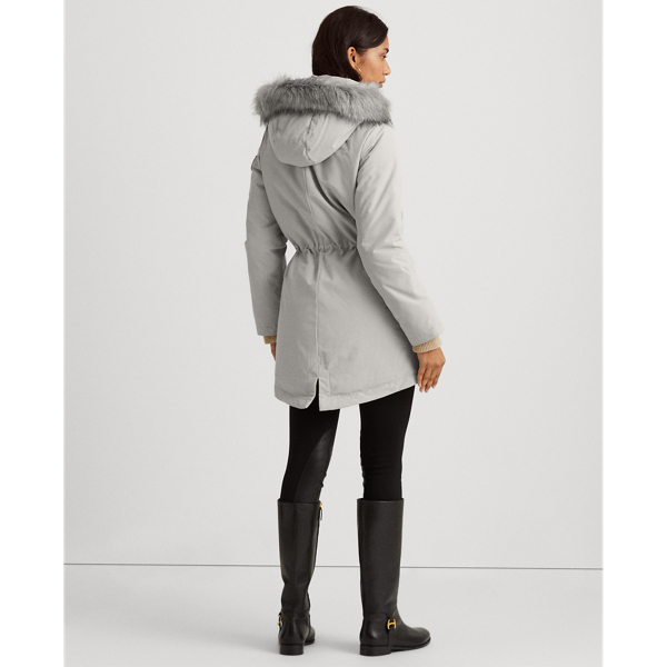 Parka Expedition &agrave; capuche Lauren en Bouleau 4