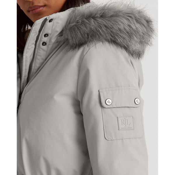 Parka Expedition &agrave; capuche Lauren en Bouleau 5