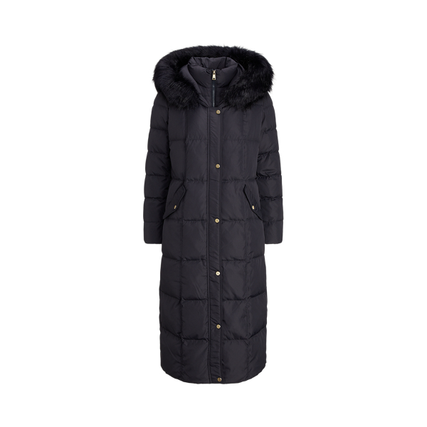 Quilted Down Maxi Coat Lauren Petite 1