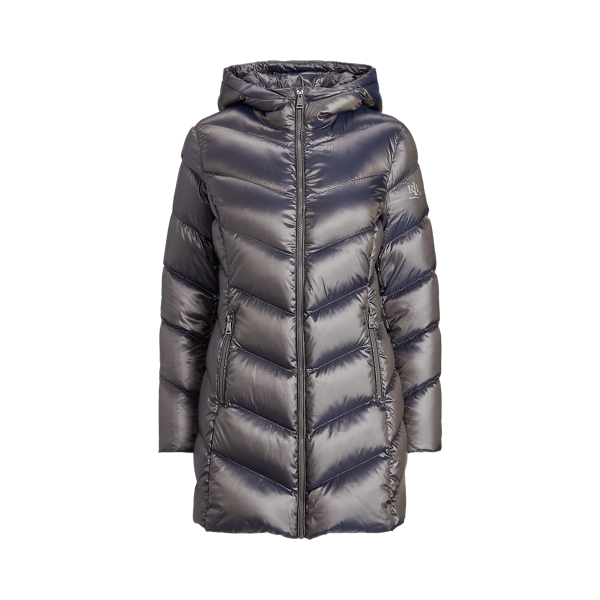 Metallic Quilted Down Jacket Lauren 1