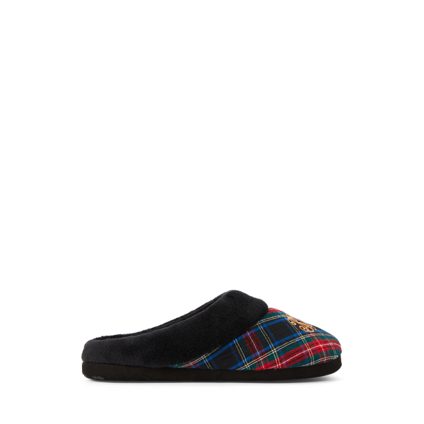 Plaid Logo Slipper Lauren 1