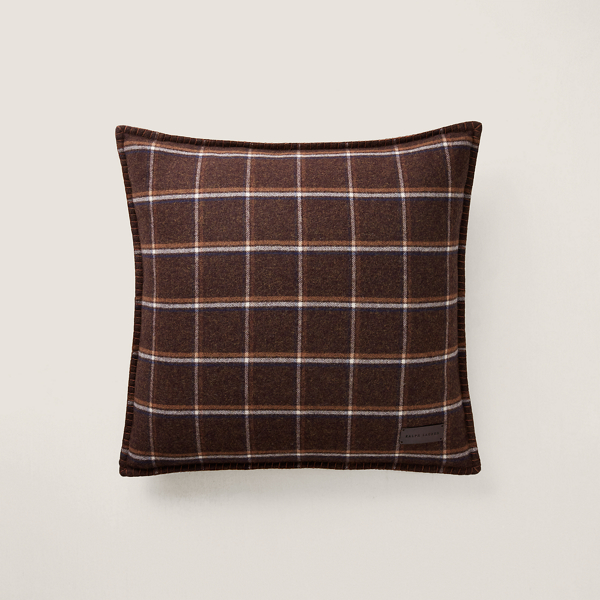 Ralph lauren plaid pillows best sale