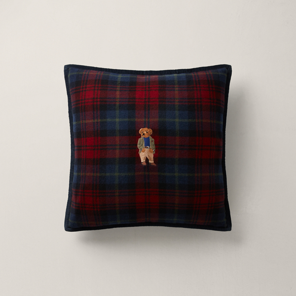 Polo Ralph Lauren sold Polo Bear Throw Pillow 18 x 18 Navy New