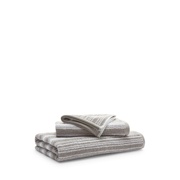 Lauren Home Sanders Striped Bath Towels 1