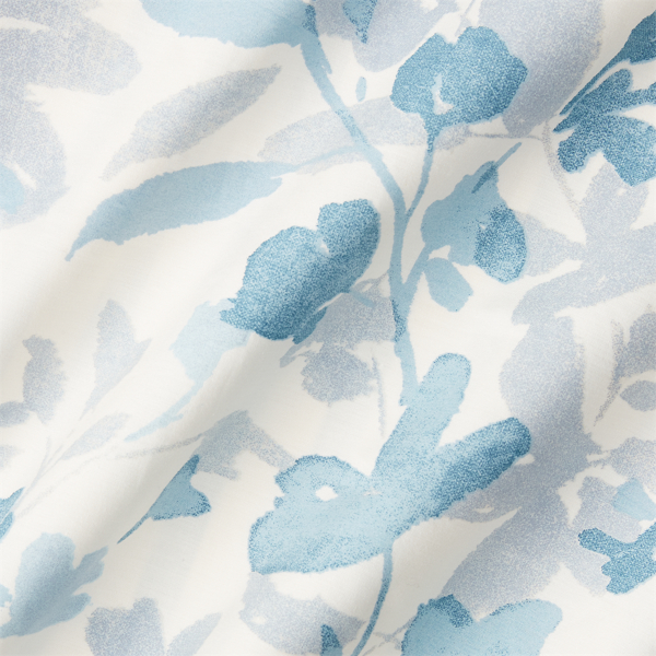 Blue And Cream Ada Floral Comforter Set Lauren Home 3