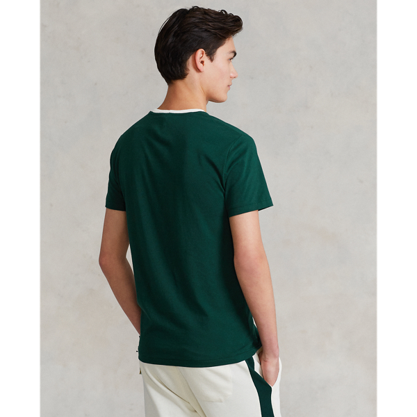 T-shirt unisexe coupe ajust&eacute;e Polo Ralph Lauren en Vert coll&egrave;ge 7