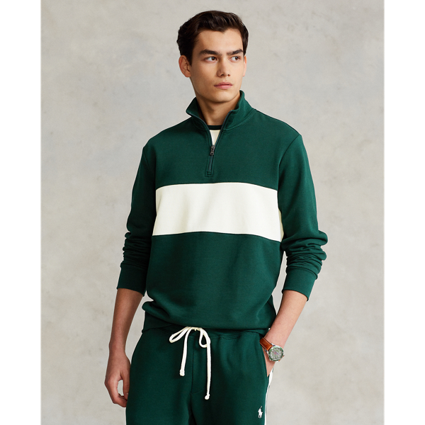 College Green/Cream Unisex French Terry Sweatshirt Polo Ralph Lauren 4
