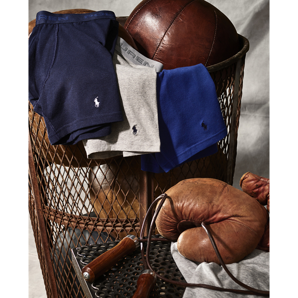 Navy/Grey/Rugby Royal Freedom FX Boxer Brief 3-Pack Polo Ralph Lauren 9
