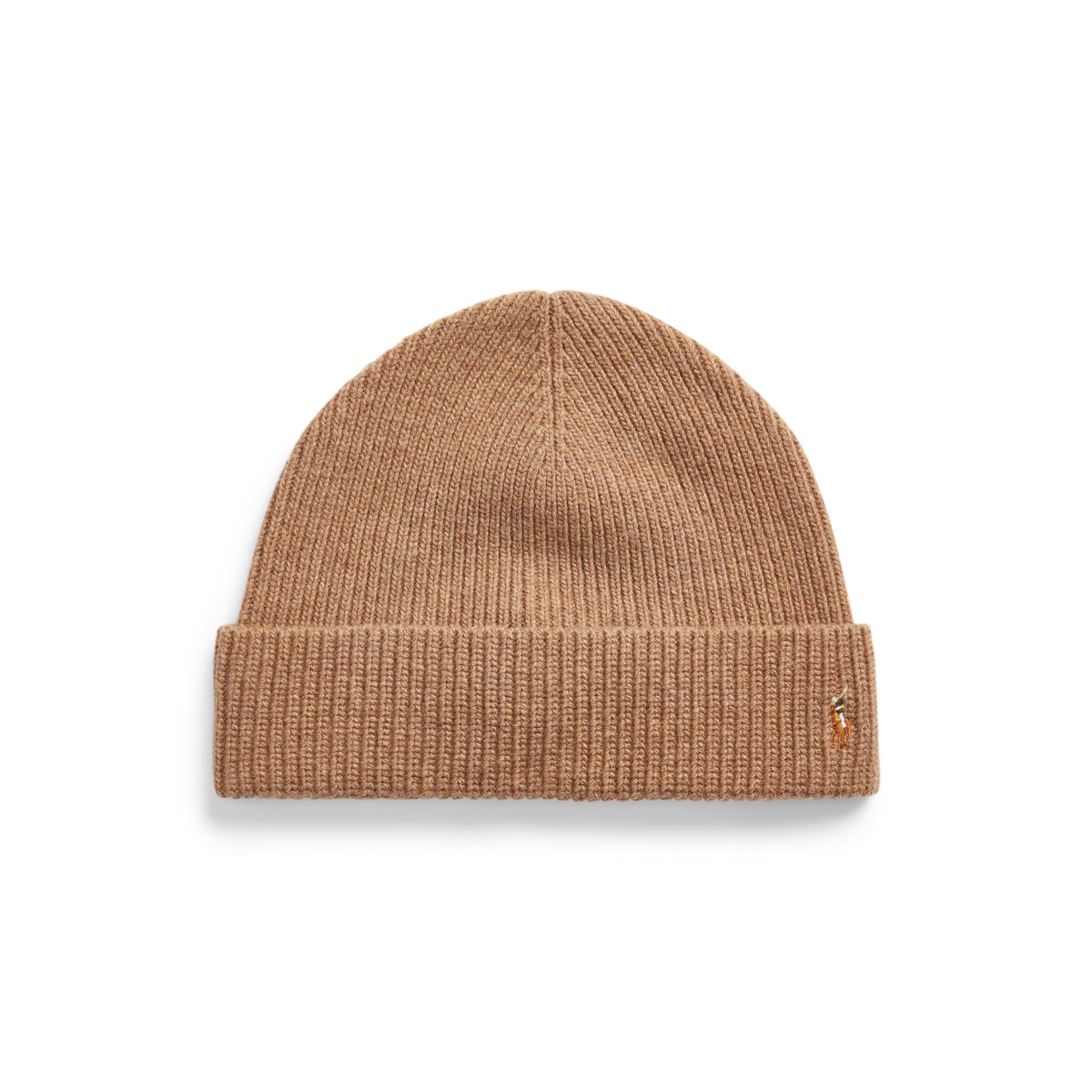 ☆POLO RALPH LAUREN☆ Signature Pony Wool Blend Beanie Brown Signature Pony Wool-Blend Beanie