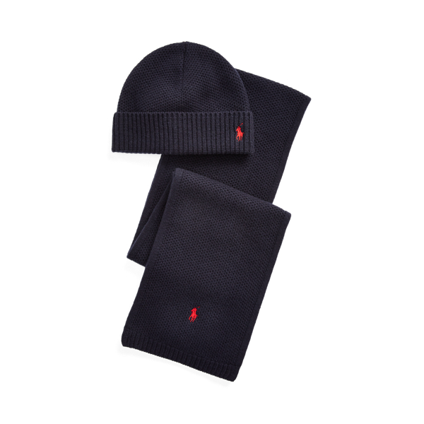 Black polo scarf best sale