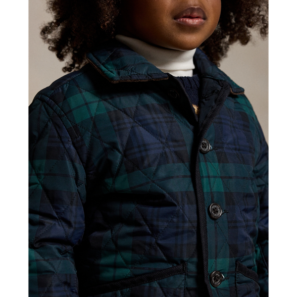 Reversible Plaid Water-Repellent Jacket