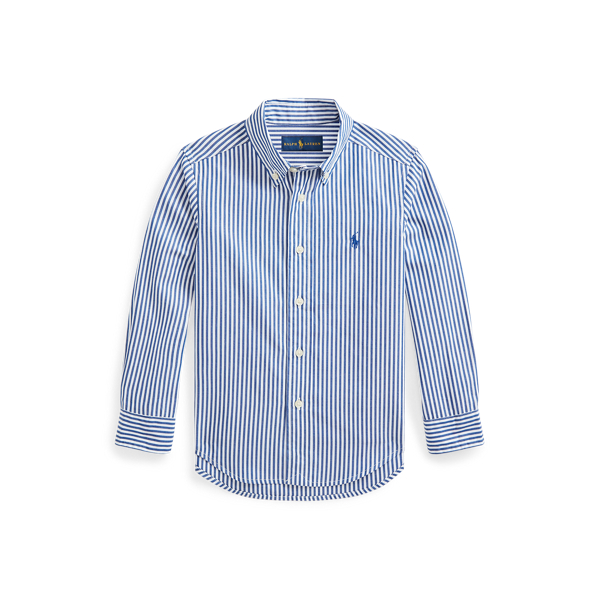 Striped Cotton Poplin Shirt