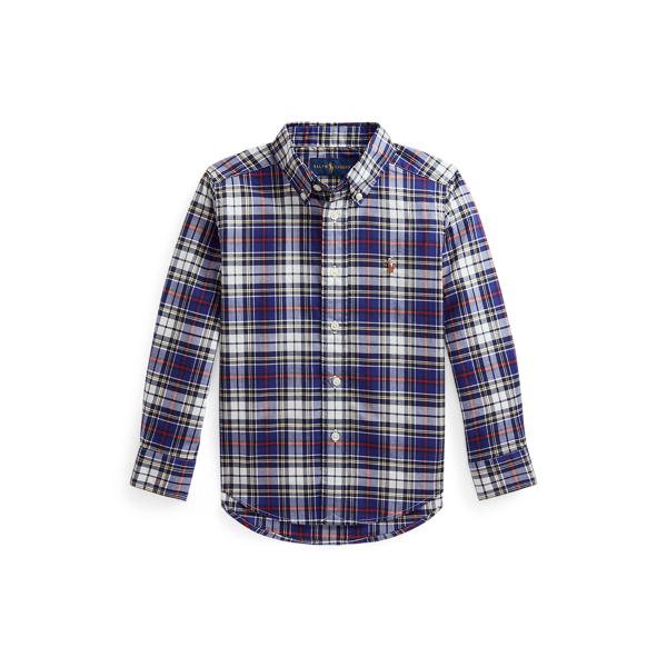 Plaid Cotton Poplin Shirt Boys 1.5-6 Years 1
