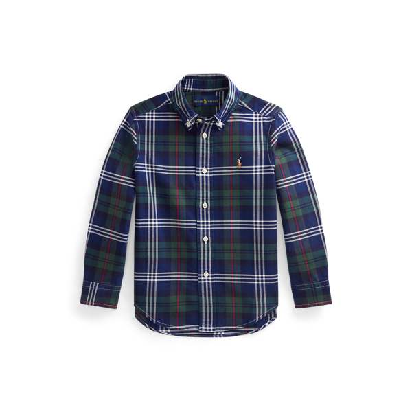 Plaid Cotton Oxford Shirt Boys 1.5-6 Years 1