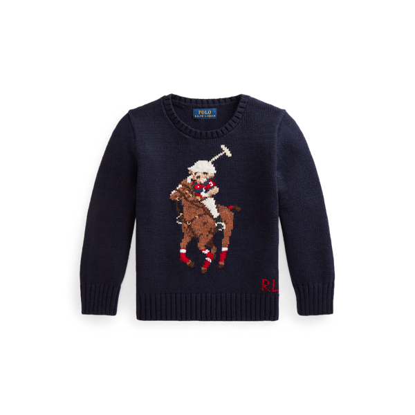 Polo Bear &amp; Big Pony Jumper Boys 1.5-6 Years 1