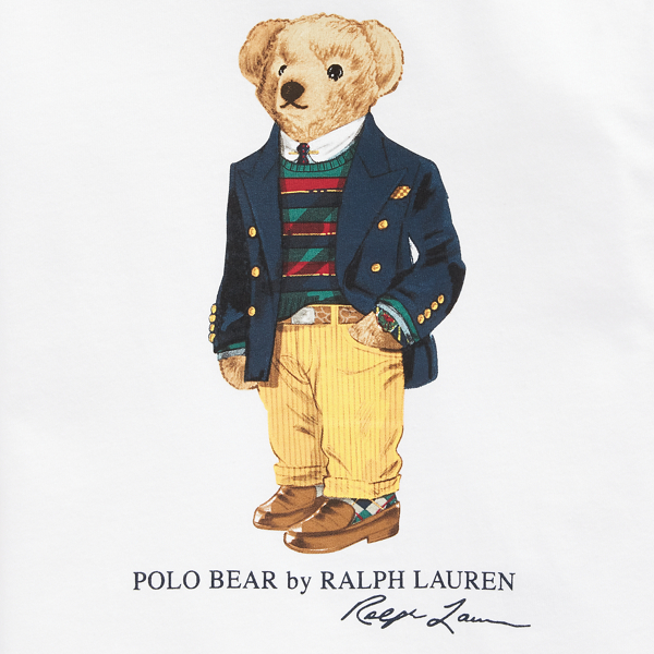 White Polo Bear Cotton Long-Sleeve T-shirt Boys 1.5-6 Years 8