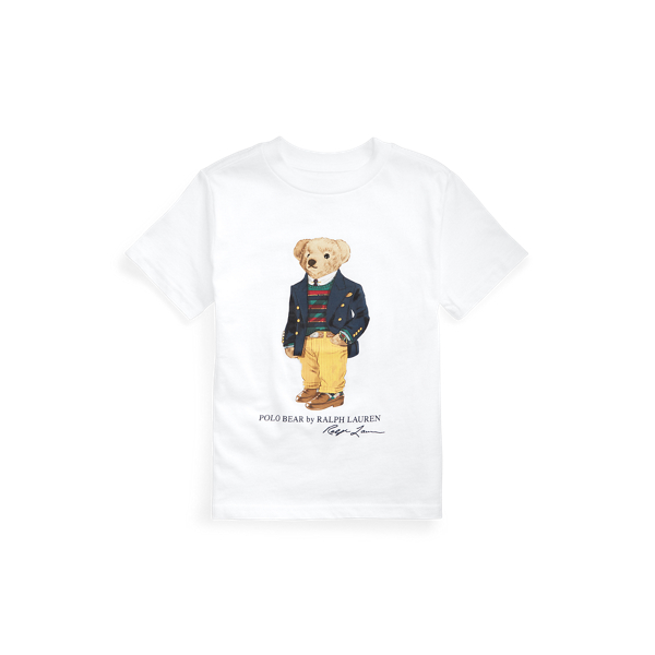 T-shirt Polo Bear jersey de coton Boys 1.5-6 Years en 1