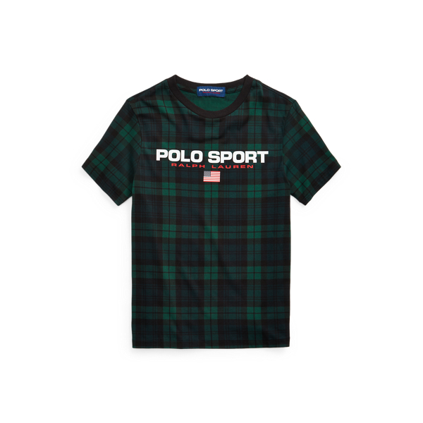 Polo Sport Tartan Cotton Tee Boys 6-14 Years em 1