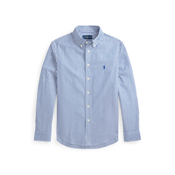 Striped Cotton Poplin Shirt