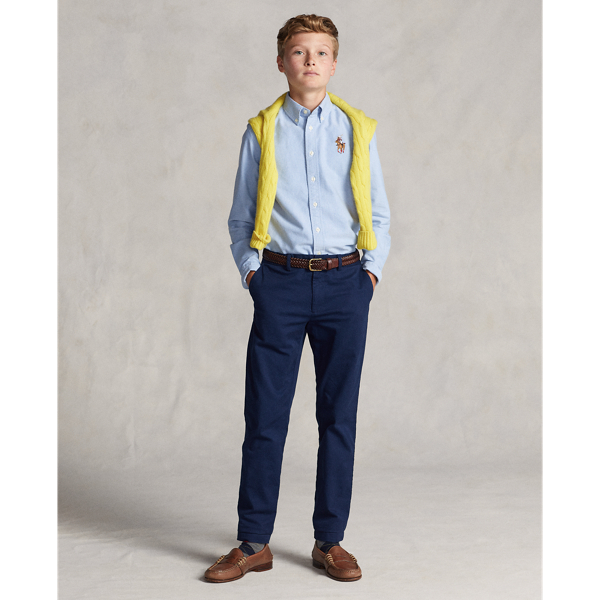 Oxfordhemd mit Polo Bear und Big Pony