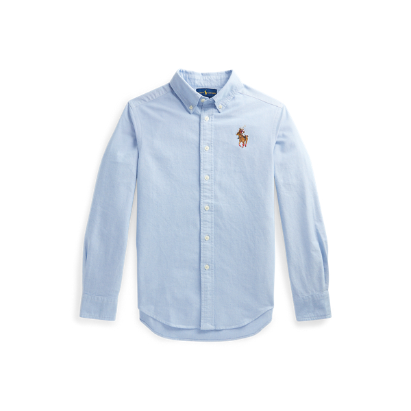 Camisa Oxford de algod&oacute;n con Polo Bear Boys 6-14 Years en 1