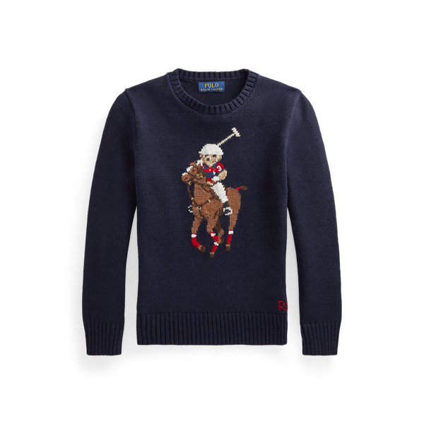 Polo Bear &amp; Big Pony Jumper Boys 6-14 Years 1