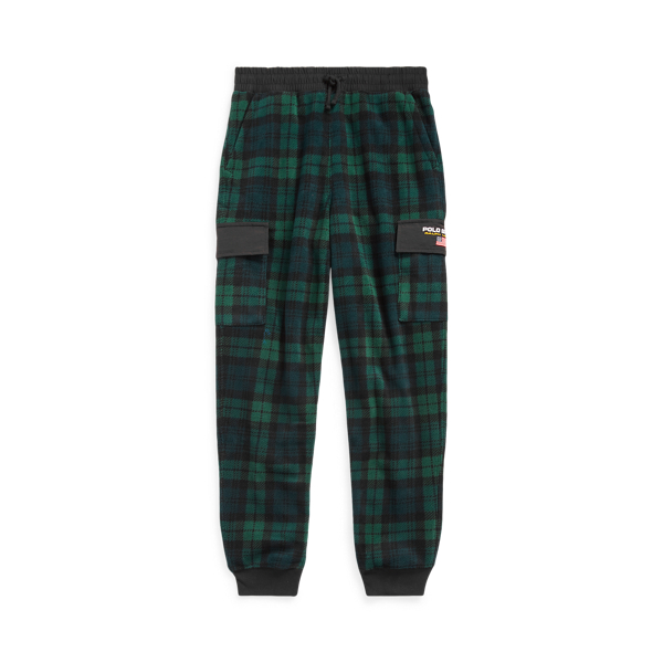 Polo Sport Tartan Fleece Joggers Boys 6-14 Years 1