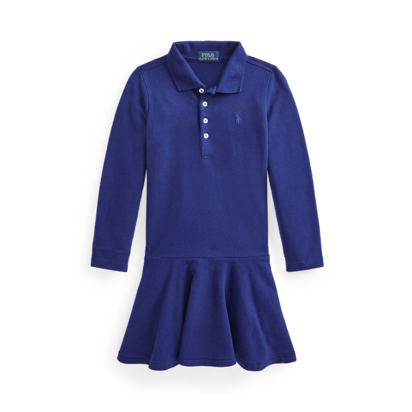 Long sleeve polo dress girls hotsell