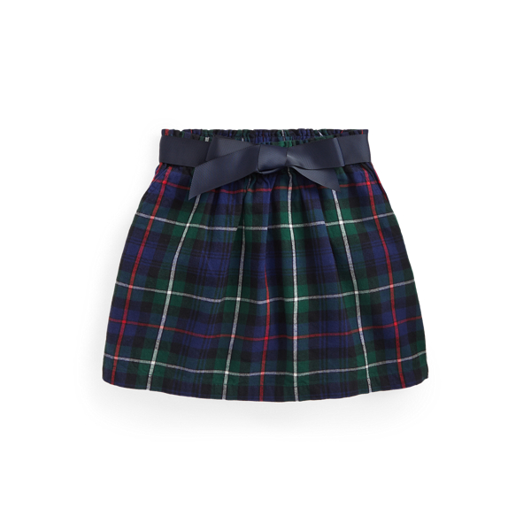 Karierter Rock aus Baumwolltwill Girls 1.5-6.5 Years in 1