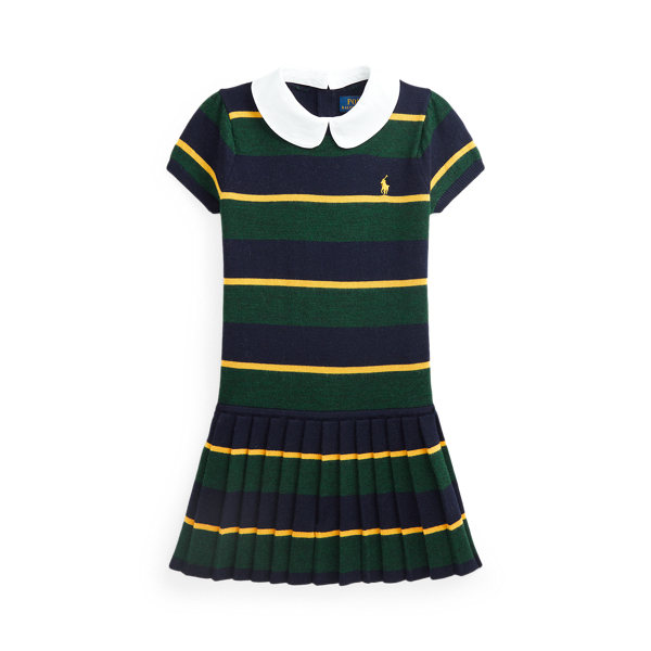 Striped Wool-Blend Dress Girls 1.5-6.5 Years 1