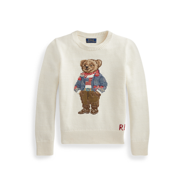 Pull Polo Bear en coton Girls 7-14 Years en 1