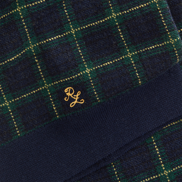 Gordon Plaid Tartan Plaid Wool Scarf Girls 7-16 2