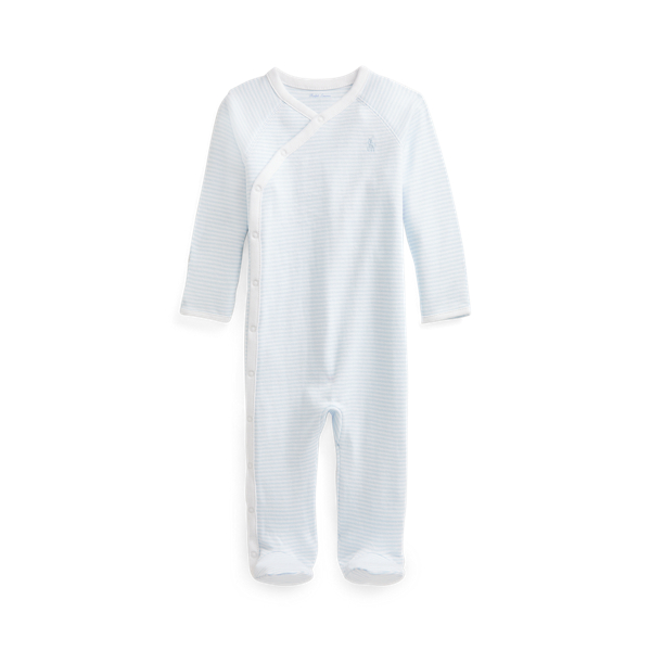 Grenouill&egrave;re en coton ray&eacute; Baby Boy en 1