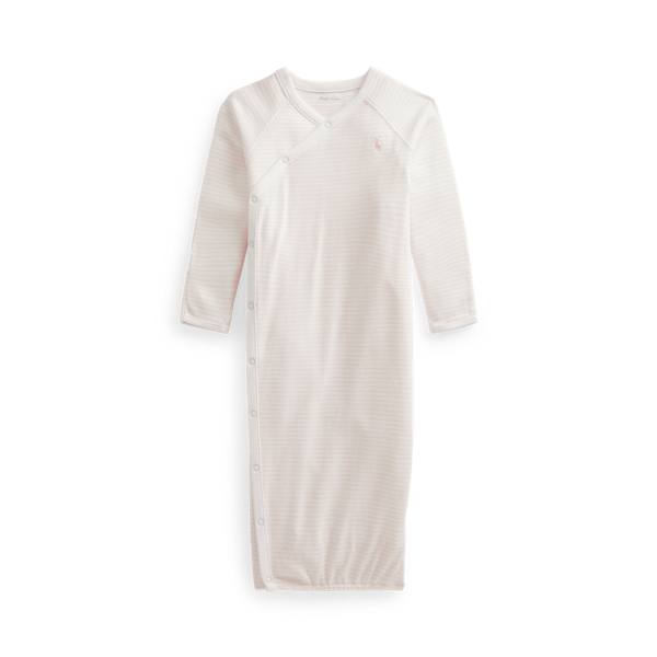 Robe de soir&eacute;e ray&eacute;e interlock de coton Baby Girl en 1