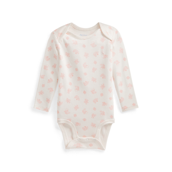 Body de algod&oacute;n interlock con Polo Bear Baby Girl en 1