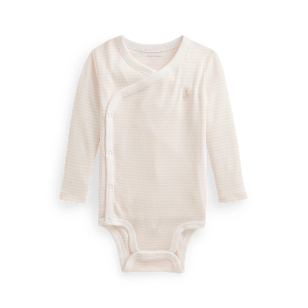 Body b&eacute;b&eacute; ray&eacute; &agrave; col en&nbsp;V en coton Baby Girl en 1